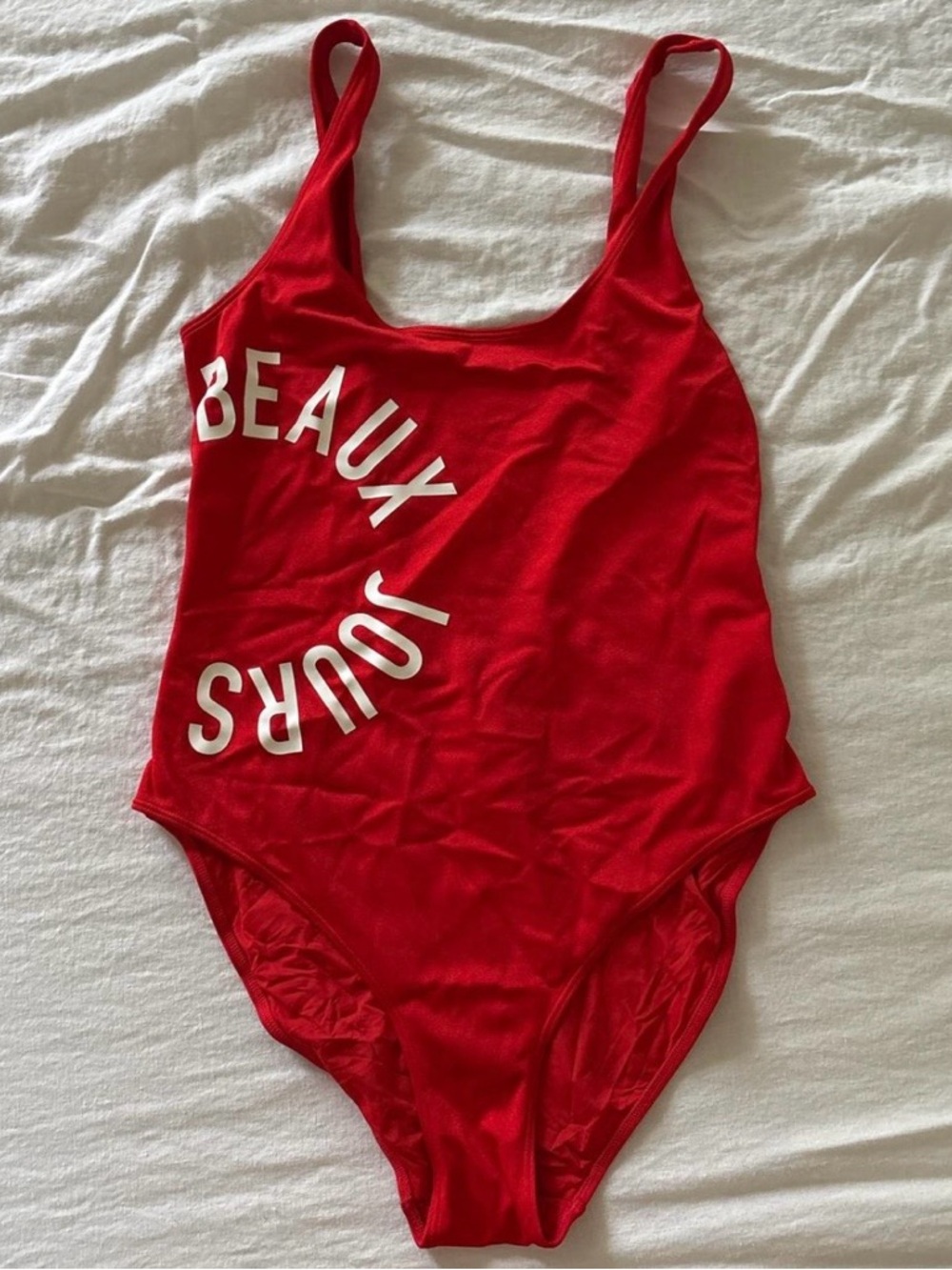 & Other Stories Red One-Piece Swimsuit